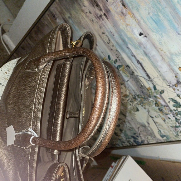 Ralph Lauren Bag COLOR IS A METALLIC TYPE OF COLOR CLOSE TO GOLD - Picture 6 of 6